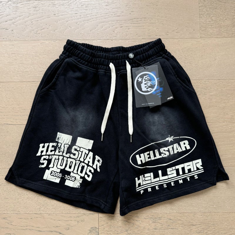 Washed And Distressed Casual Shorts 2024 Trendy Brand Five-Point Pants For Men And Women, One Piece Drop Shipping - Image 1
