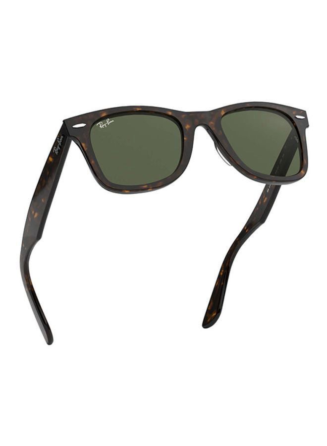 Ray-Ban Unisex Full Rim Rectangular Sunglasses - RB2140 902 52 - Lens Size: 52 mm - Black - Image 5
