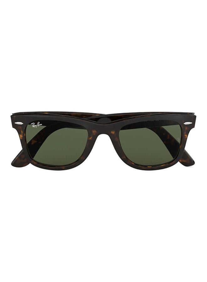 Ray-Ban Unisex Full Rim Rectangular Sunglasses - RB2140 902 52 - Lens Size: 52 mm - Black - Image 2