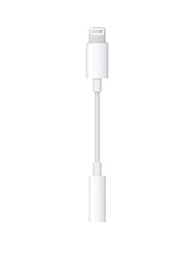 USB Lightning To USB 3.5mm Headphone Jack Adapter White - Image 4