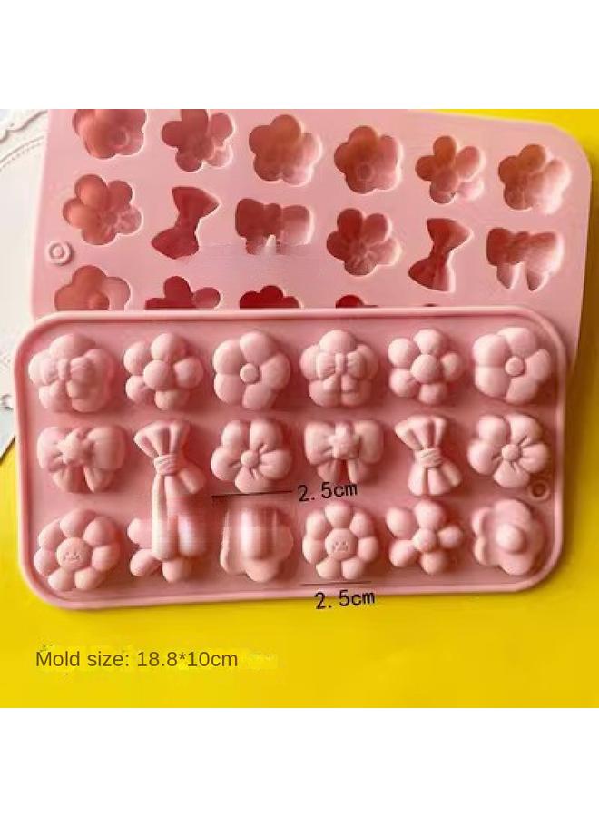 Bluejw 6 Even Small Fish Wax Bottle Sugar Mold Silicone Cat Claw Bowl Cake Jelly Kneading Music Gypsum Soap Making Tools - Image 1