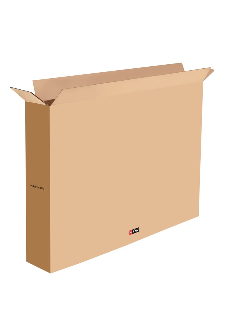 Hi Care - TV/Picture/Mirror Moving Box 53"x 8"x 35"Organizer Box Storage Box Cardboard Box Carton Box for Moving and Shipping TV Box 55 inch TV Packing Box 5Ply - Image 1