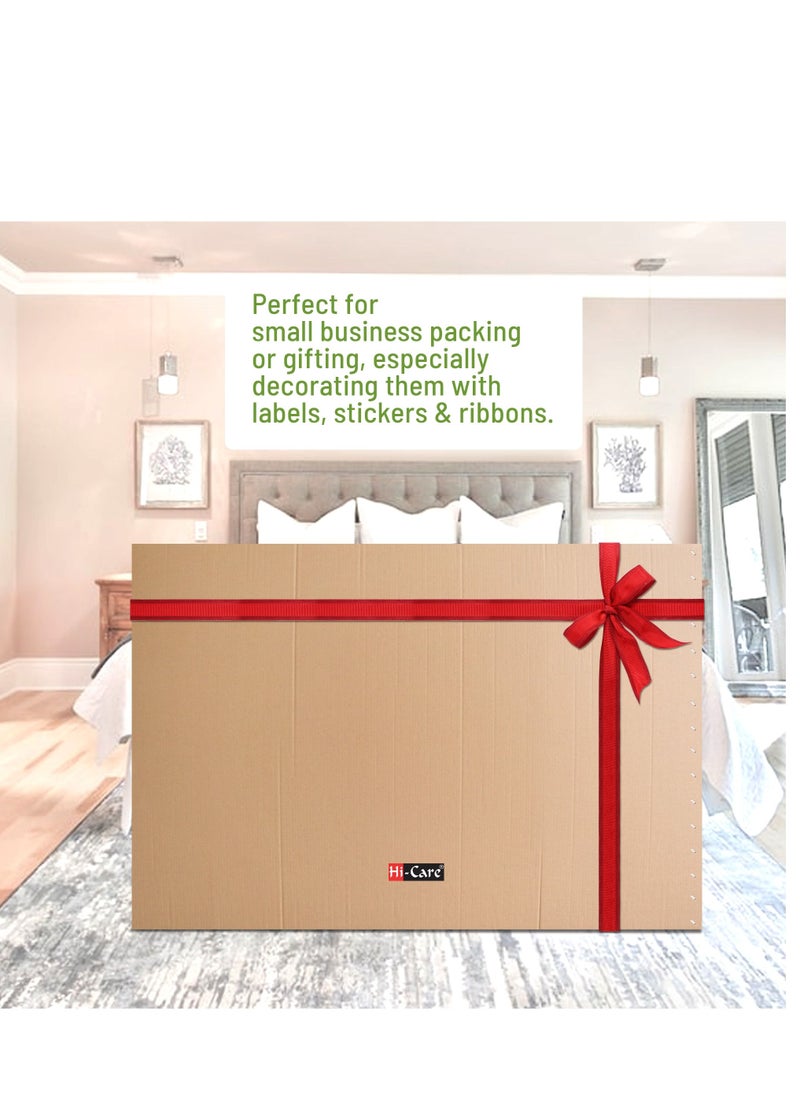 Hi Care - TV/Picture/Mirror Moving Box 53"x 8"x 35"Organizer Box Storage Box Cardboard Box Carton Box for Moving and Shipping TV Box 55 inch TV Packing Box 5Ply - Image 1