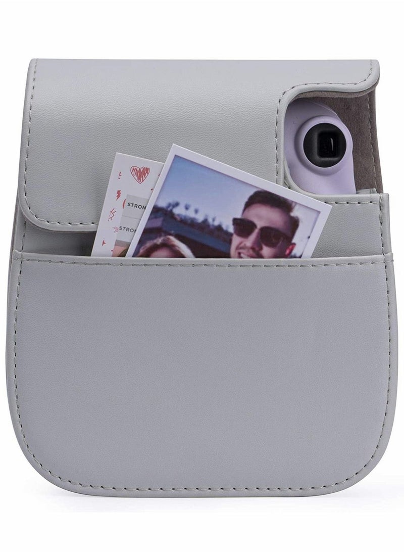 Frankmate Protective Case for Fujifilm Instax Mini 11 Instant Camera - Premium Vegan Leather Bag Cover with Removable Adjustable Strap  - Image 5
