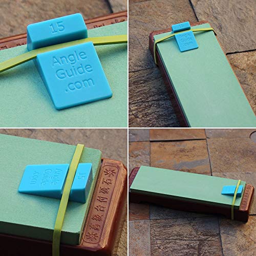 Wedgek AZ4 Angle Guides Combo, Blue for Sharpening Stones, Orange for Rods - Image 3