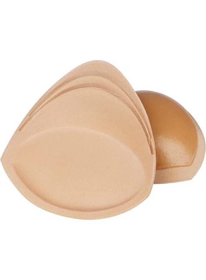 Bra Pad Breast Enhancers Self-Adhesive Bra Pads Insert Removable Triangle Push Up Sticky Bra Cups Inserts Breast Lifter for Bikini Swimsuit, 26  - Image 1