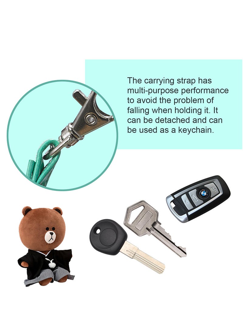 CATANES (for iPhone 12 Mini) Wallet Case Leather Cover, ID Credit Holder Folio Flip Wallet case with Unique Design White/Blue - Image 3