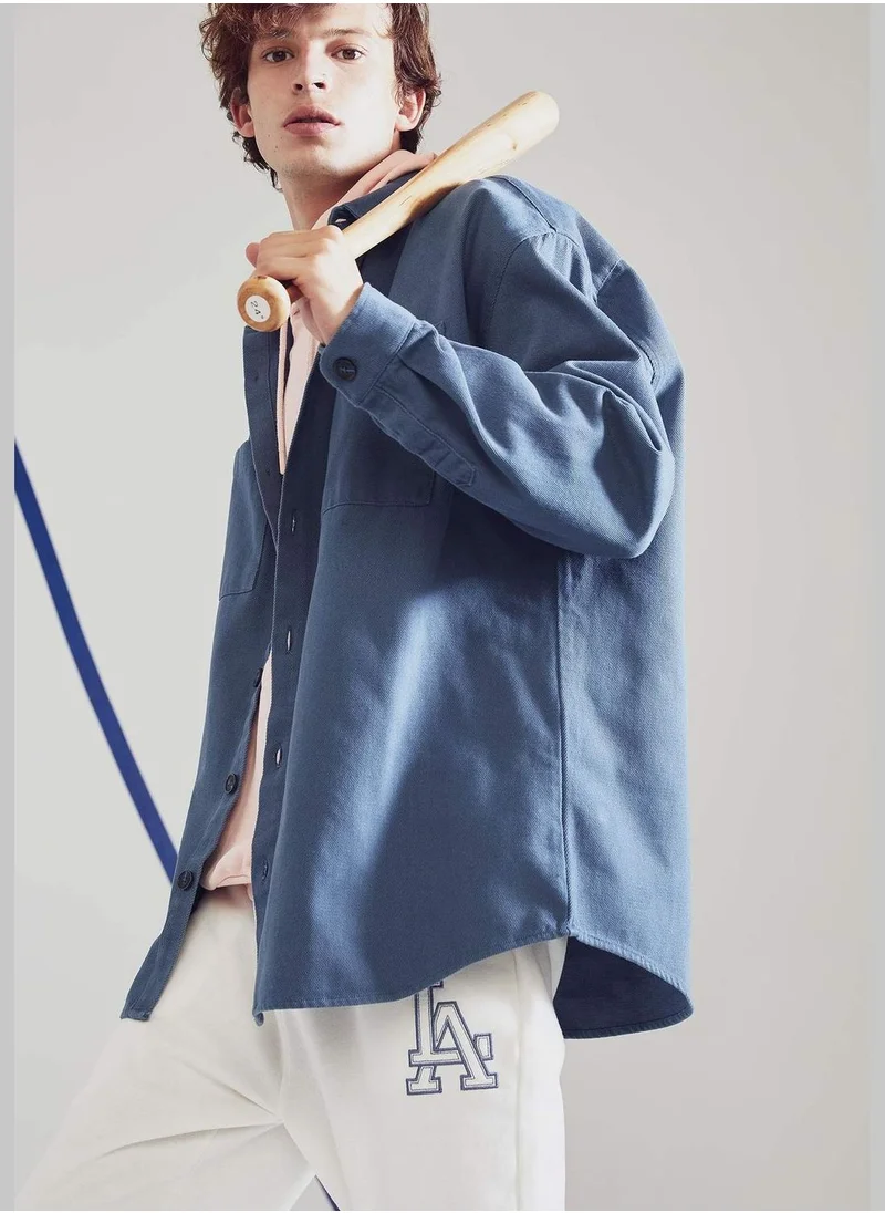 DeFacto Basic Long Sleeve Shirt Jacket
