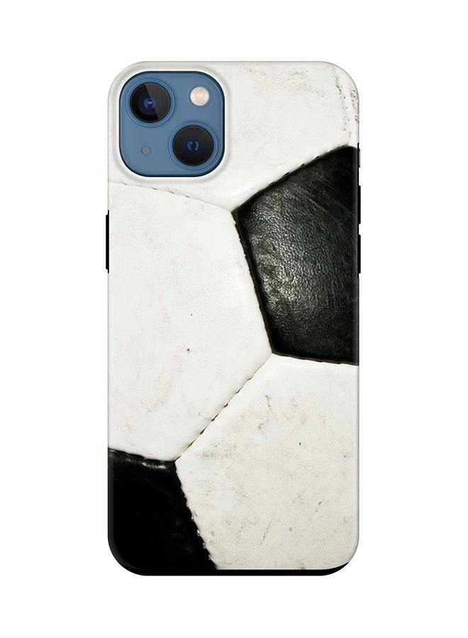 Stylizedd Tough Pro Case for iPhone 15 Dual Layer Hybrid PC TPU Customized Mobile Cover Matte Finish Phone Case - Football (Soccer Ball) - Image 1