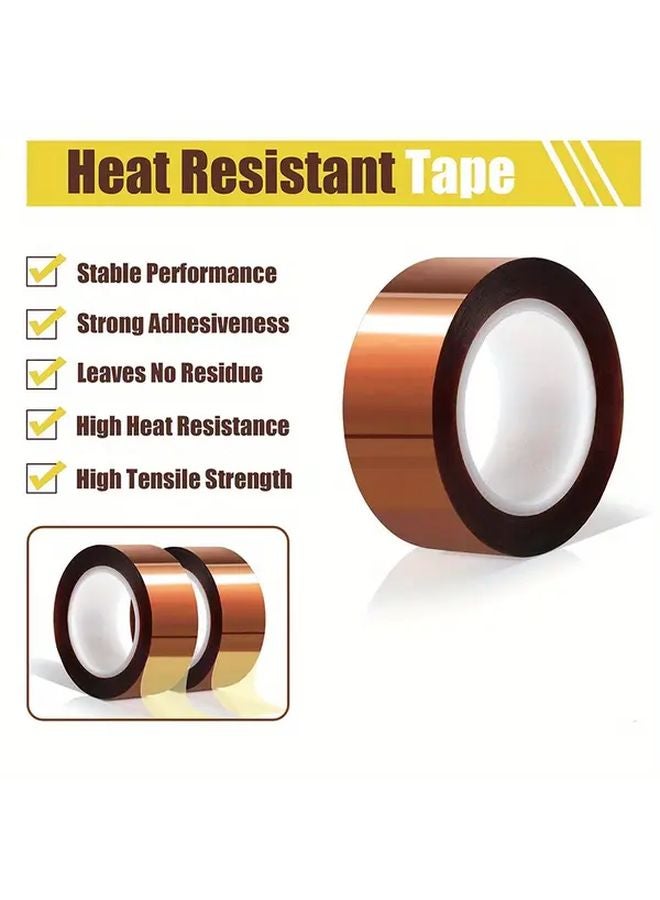 شريط بولي أميد حراري عالي الحرارة 20 مم 36 ياردة مقاوم للحرارة للتسامي - Image 4