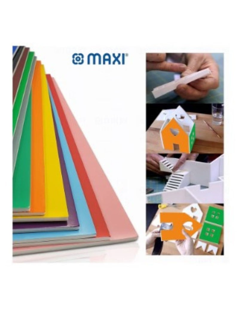 Generic 25-Piece Foam Boards 70x100 Size Multicolour  - Image 3
