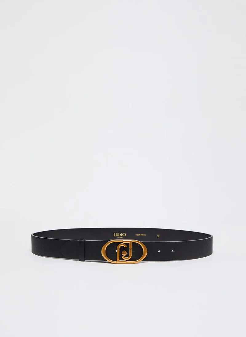 Liu Jo Drummed belt with logo