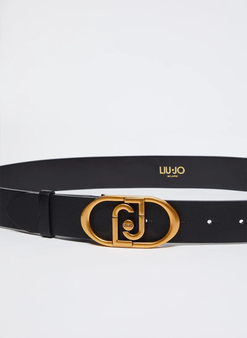 Liu Jo Drummed belt with logo