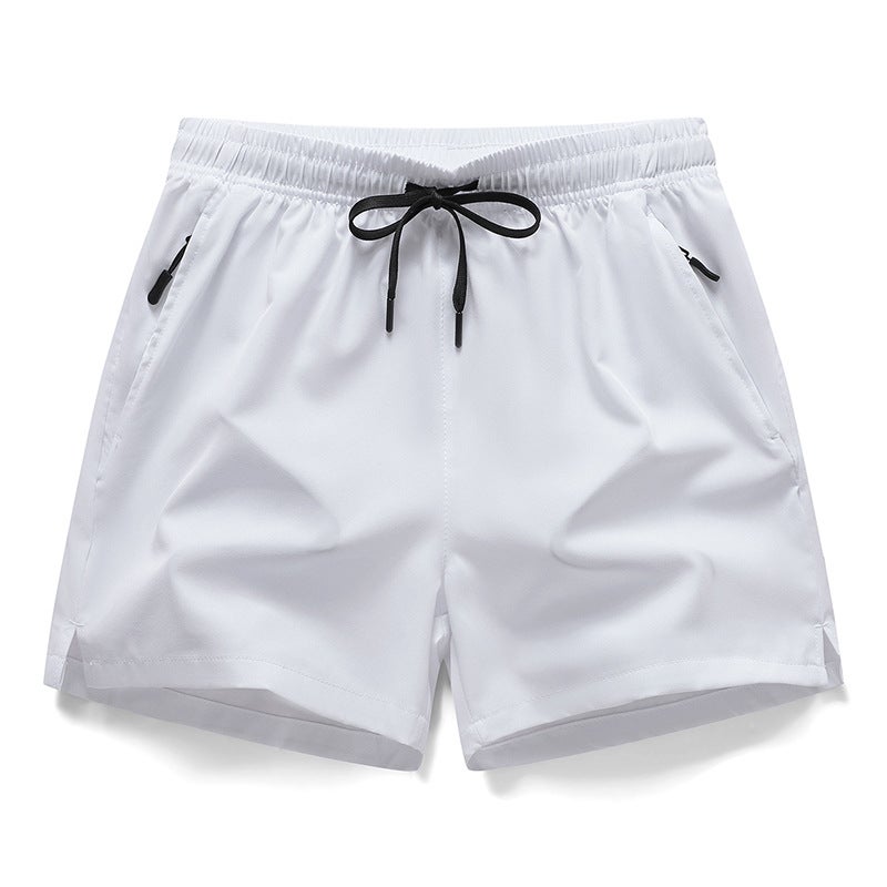 Shorts Mens Summer Loose Casual Pants Mens Thin Casual Quick-drying Running Sports Fitness Three-point Pants for Boys Black - Image 3