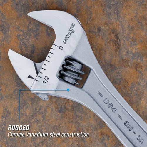 Channellock 804 4.5-Inch Adjustable Wrench, Chrome - Image 5