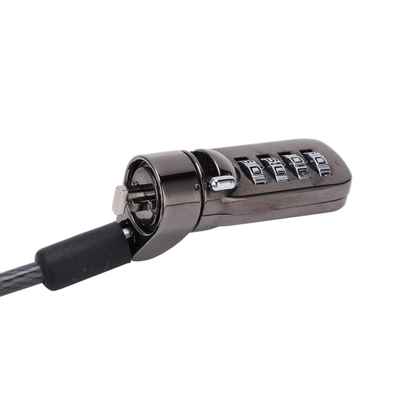 Combination Laptop Lock With Steel Cable For Most Notebooks Desktops And Projectors - Image 3