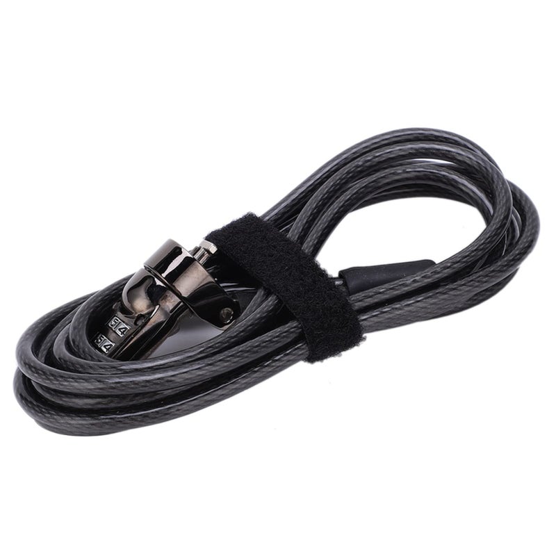 Combination Laptop Lock With Steel Cable For Most Notebooks Desktops And Projectors - Image 4