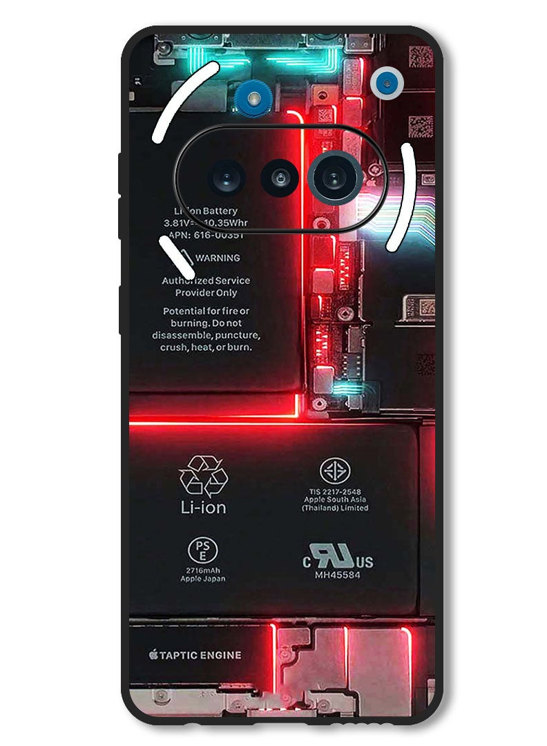 Theodor Case Compatible with Nothing Phone 3a Protection Shockproof Bumper Cover Mobile Board - Image 1