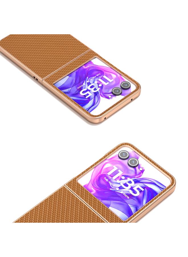 S-TOP Case For Motorola Razr 50 / Razr 60 Nano Electroplating Carbon Fiber Texture Phone Case - Image 3