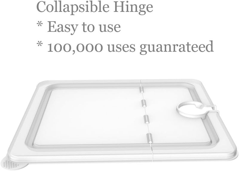 EVERIE Sous Vide Container 12 Quarts with Collapsible Hinge Lid and Sous Vide Rack and Insulation Sleeve Compatible with Anova Cooker All Models (KIT-12-NANO-PP) - Image 3