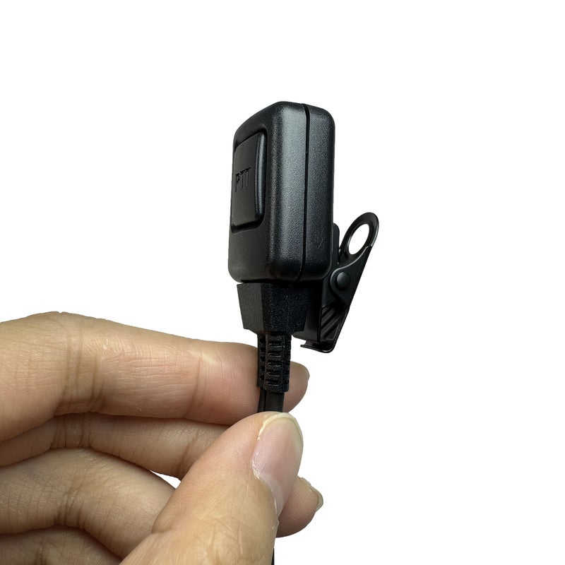 D Shaped Earpiece Headset with Microphone and PTT for Two Way Radio 1pc - Image 3