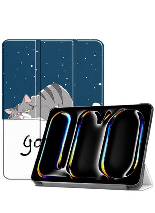 Case for IPad Pro 13 Inch (M4) 2024 Released Slim Stand Hard Back Shell Protective Smart Cover with Auto Sleep Wake Feature for IPad Pro 13 Inch Tablet (Lazy Cat) - pzsku/Z56E86A1F79E206859B3CZ/45/_/1716992737/1c42726d-b139-4088-8003-4dc9d1f866d2