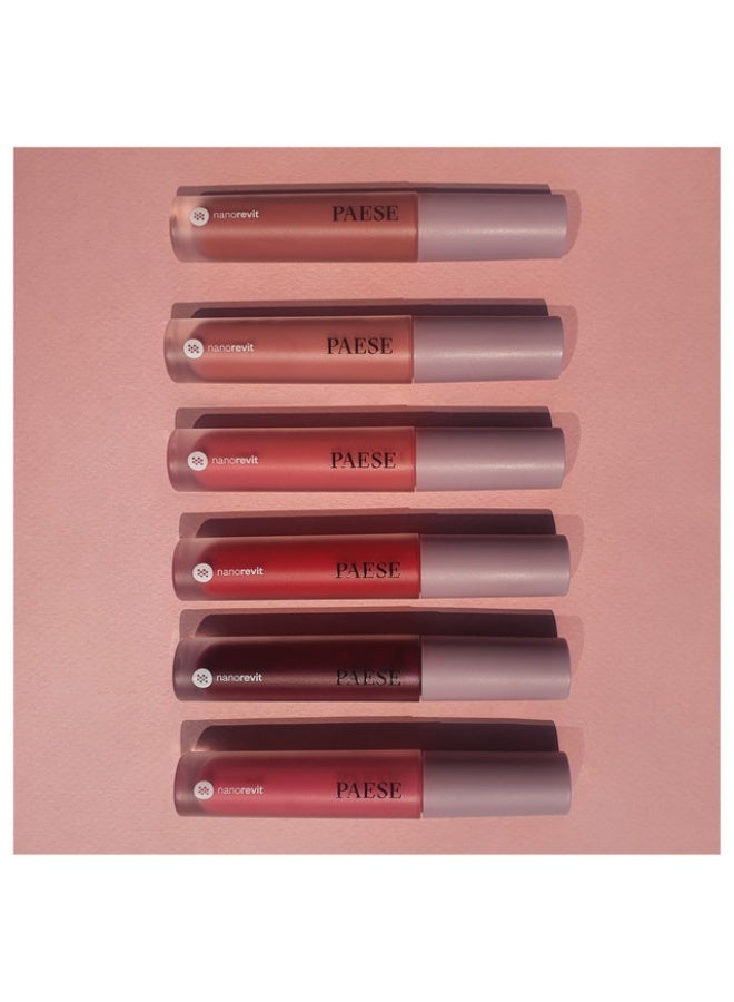 Paese Nanorevit High Gloss Liquid Lip  Hydrating Glossy Liquid Lip Colour with Non Formula, Vibrant Purple Shine Lip for Smooth Fuller Looking Lips 54 Sorbet Purple - Image 3