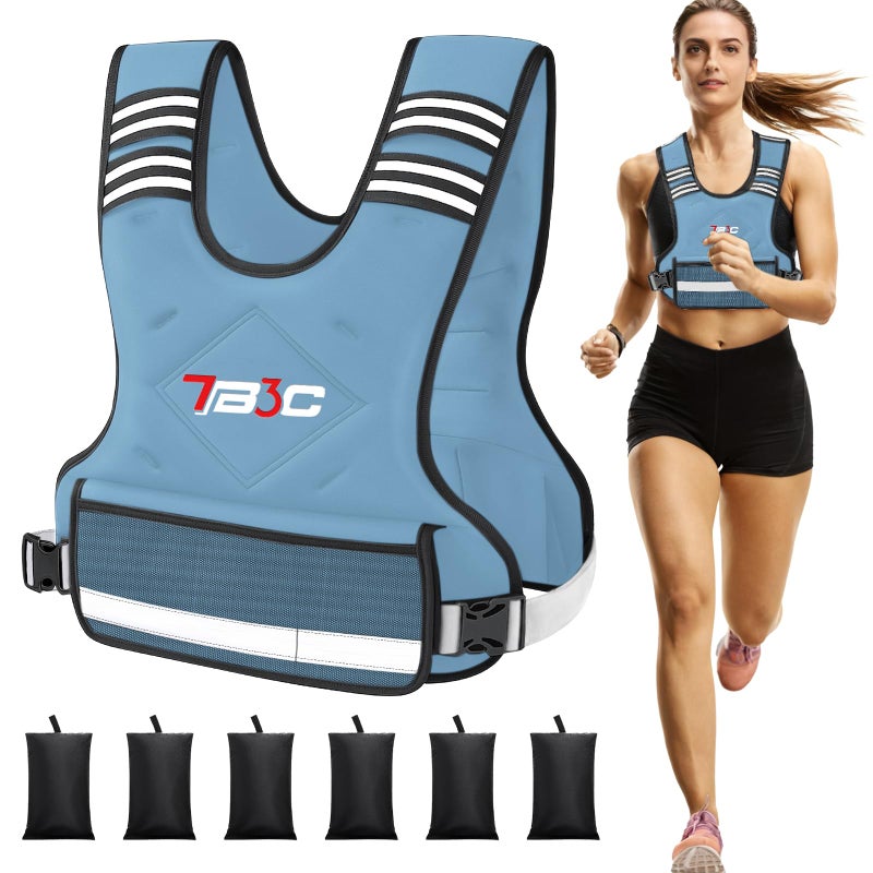 TB3C Adjustable Weighted Vest for Women - 04-10lb/11-20lb/20-32lb for Strength Training Body Weight Vest for Running Walking and Home Workouts - Image 1