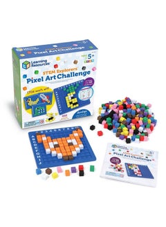Learning Resources Stem Explorers Pixel Art Challenge 402 Pieces Ages 5+ Stem Toys For Kids Coding Basics For Kids Stem Activities For Classroom  - Image 2