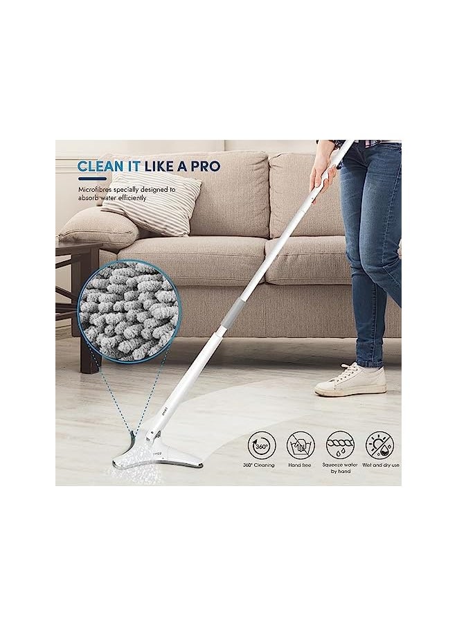 Spray Mops for Floor Cleaning, Spray Mop, X-Shaped Flat Mop, 360° Rotating Squeeze Mop, Wet and Dry Cleaning Mop with Reusable Washable Pads for Hardwood, Tile Cleaning. - pzsku/Z56E8CC149FEB44F43FB8Z/45/_/1691728702/a833fabe-5cc6-4c21-9bc5-774f2aa1ea8f