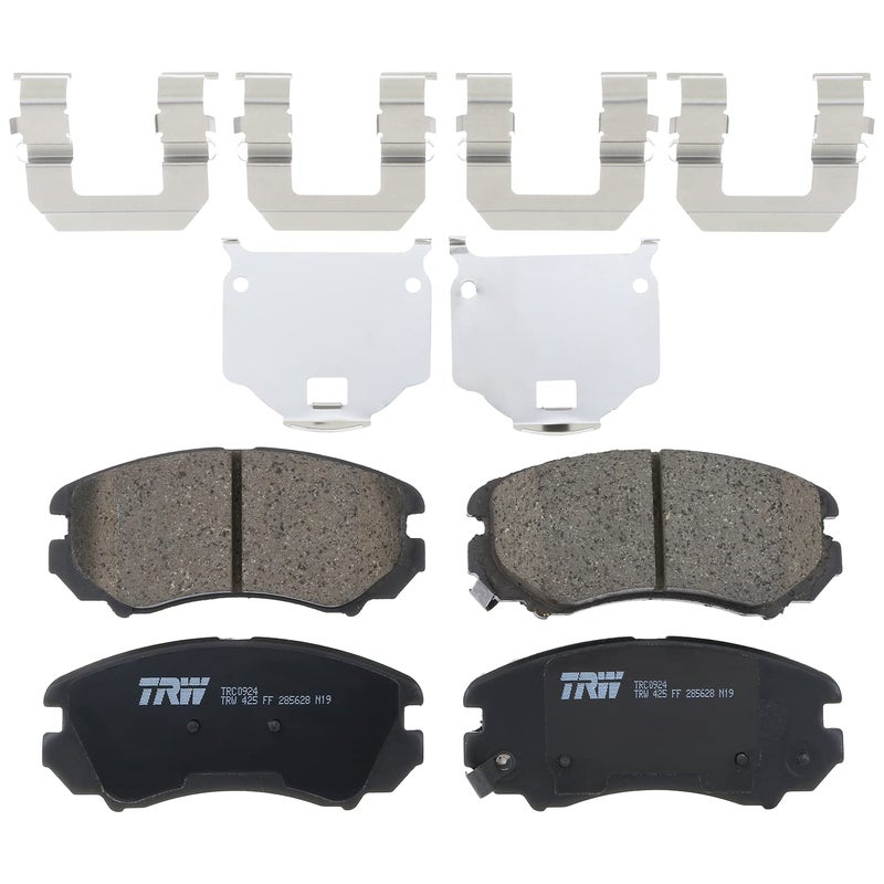 TRW Pro TRC0924 Disc Brake Pad Set For Hyundai Sonata 20032010 Front And Other Applications