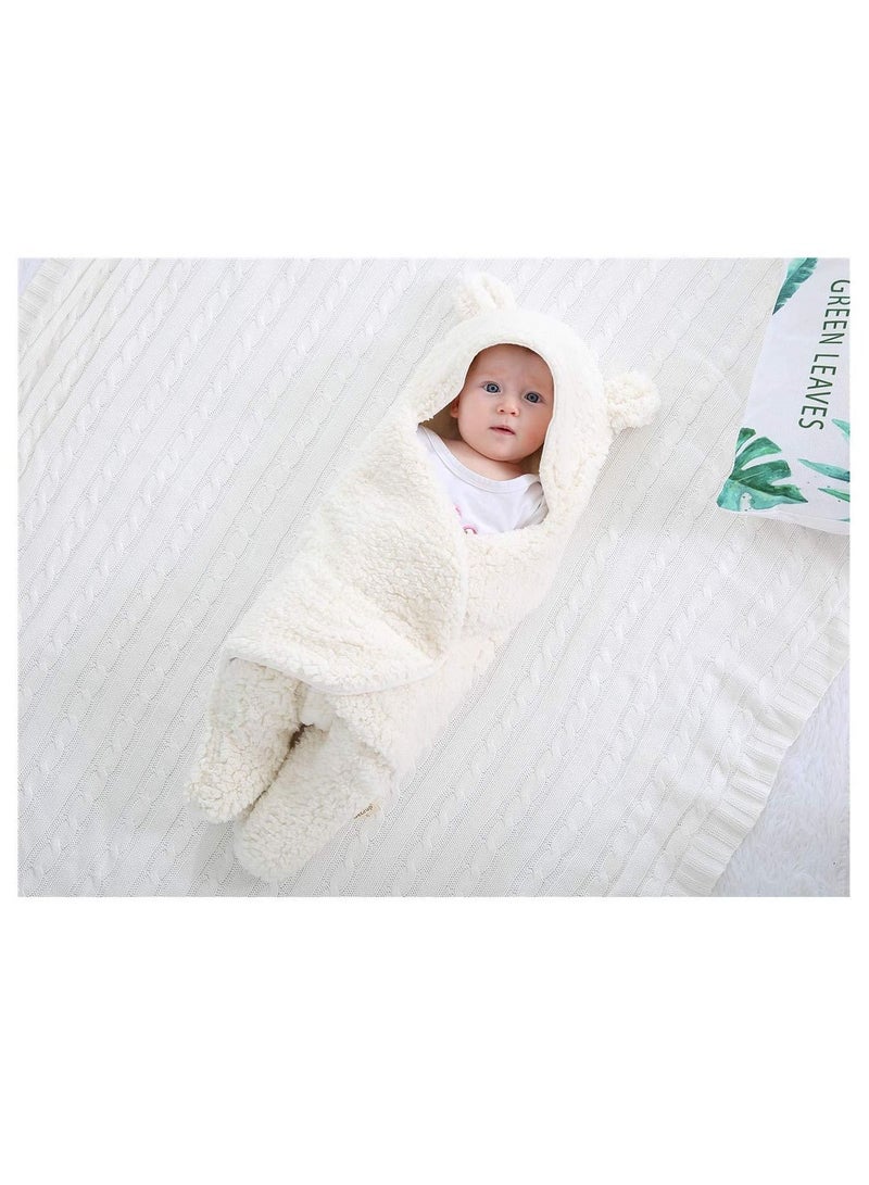 Swaddle Blanket Ultra-Soft Plush Essential for Infants 0-6 Months Breathable Cotton Swaddlers Sleep Sack - Image 5