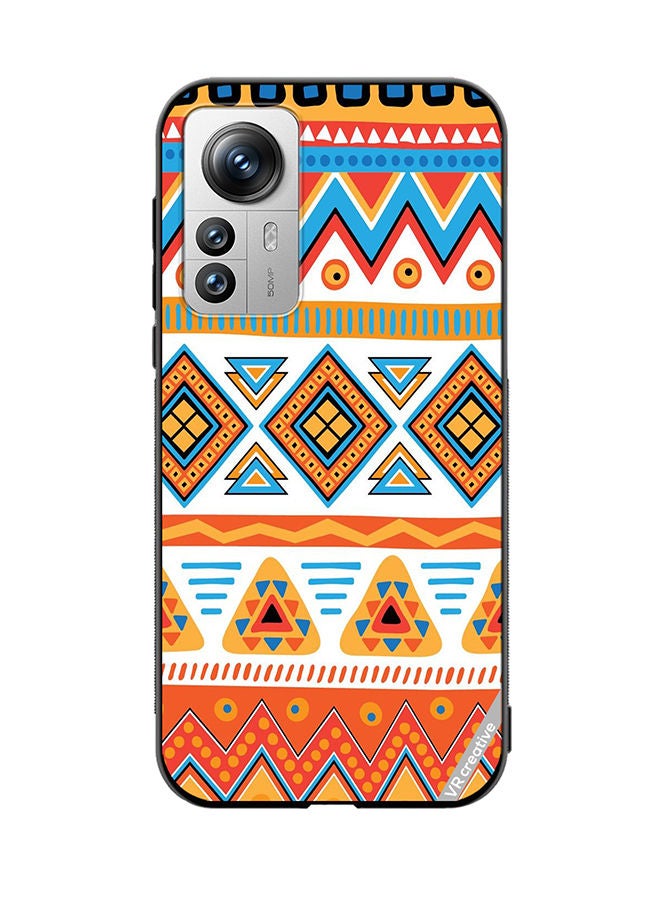 VR CREATIVE Protective Case Cover For Xiaomi 12 Pro Mandala Design Multicolour - Image 1