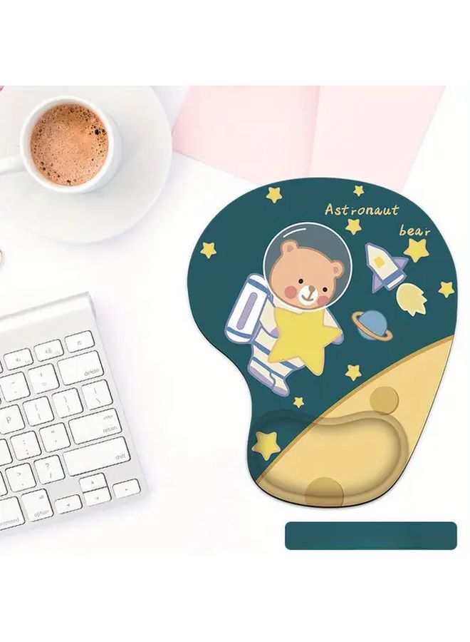 Gel Filled Cat Paw Mouse Pad Wrist Rest Style 02 Non Slip Base Office Gaming Desk Mat - Image 3