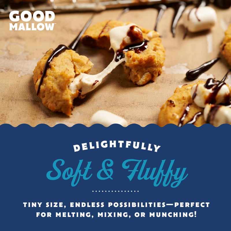 GoodMallow Mini Vegan Marshmallows - Kosher Halal Dairy & Gluten Free Healthy Mini Marshmallows - Natural Gelatin Free for Hot Chocolate, Smores, Campfire, Baking - Non-Artificial - Image 5
