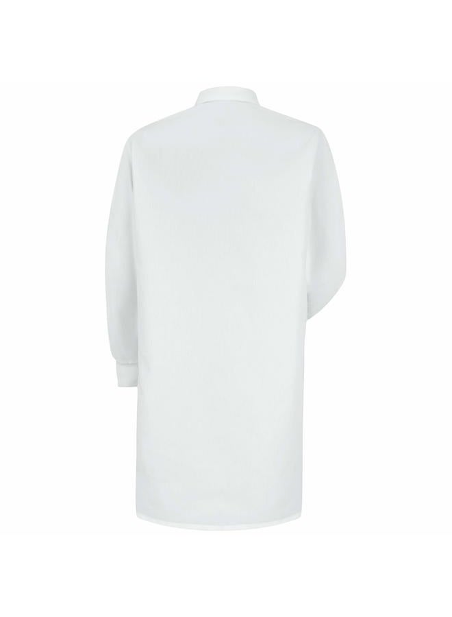 Red Kap Unisex Specialized Cuffed Lab Coat Medical Scrubs Jacket, White, L - Image 2