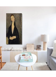 Generic Amedeo Modigliani ,Lunia Czechowska Canvas Print, CanvasWall Art , Canvas Wall Art ,Modern Art ,Modern Room Decor, Handmade, Christmas Gift  - Image 1