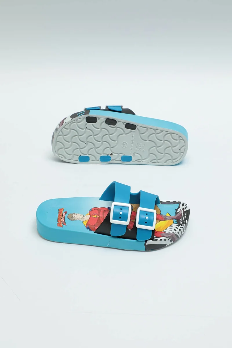 Gezer Summer Braveman Non-Slip Sole Two Buckle Boys' Slippers