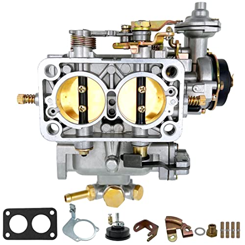 THUNDERMINGO Carburetor fits for Weber 38/38 Carburetor 2 Barrel Weber 38/38 DGV DGAS DGES Carb rebuild kit for Toyota Fiat Renault Ford VW Dodge Pickup BMW Daewoo Mitsubishi Electric Choke CFM390 4Cyl Cylinder - Image 2