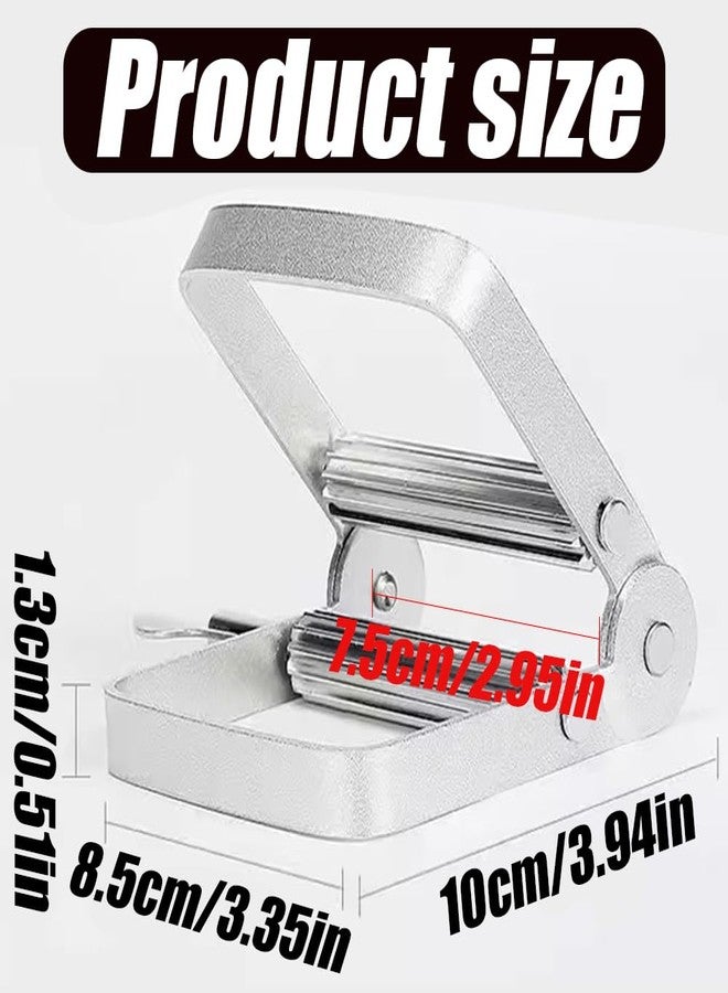 Quweiz Toothpaste Squeezer, Metal Toothpaste Tube Squeezer, Paint Tube Wringer, Rolling Toothpaste Squeezer for Artist,Hair Salon,Painter and More - Image 2