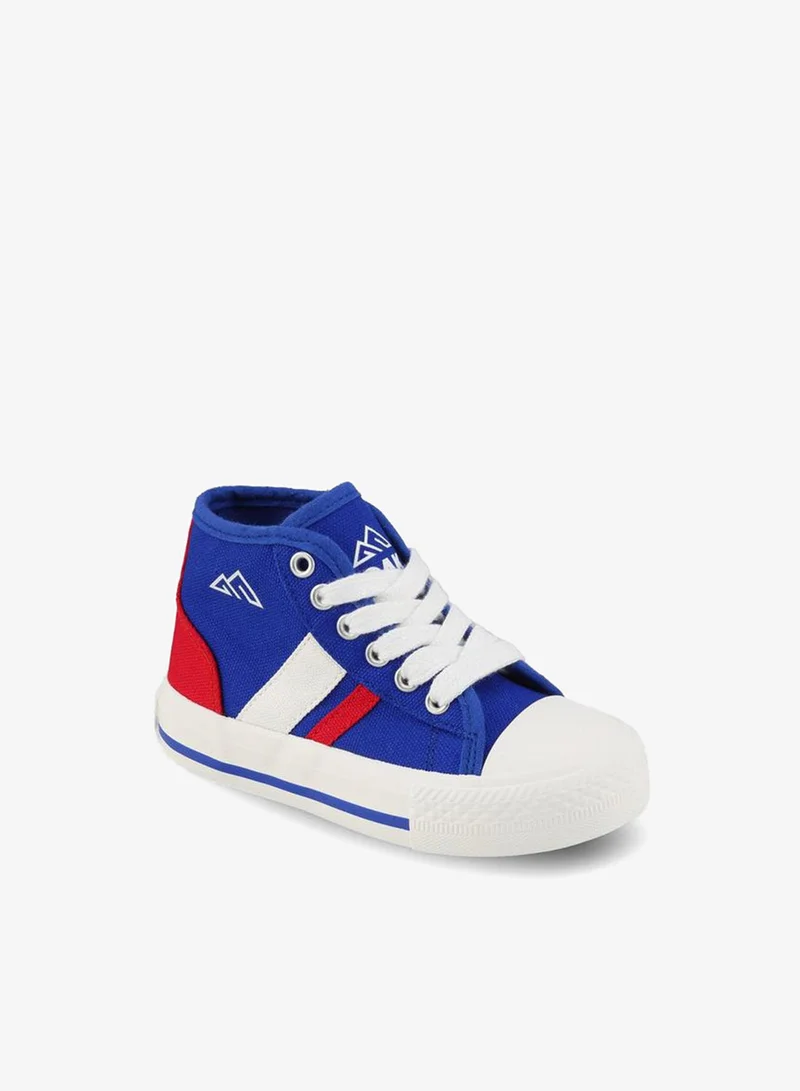 شو اكسبرس Boys Colourblock Lace-Up Ankle Sneakers