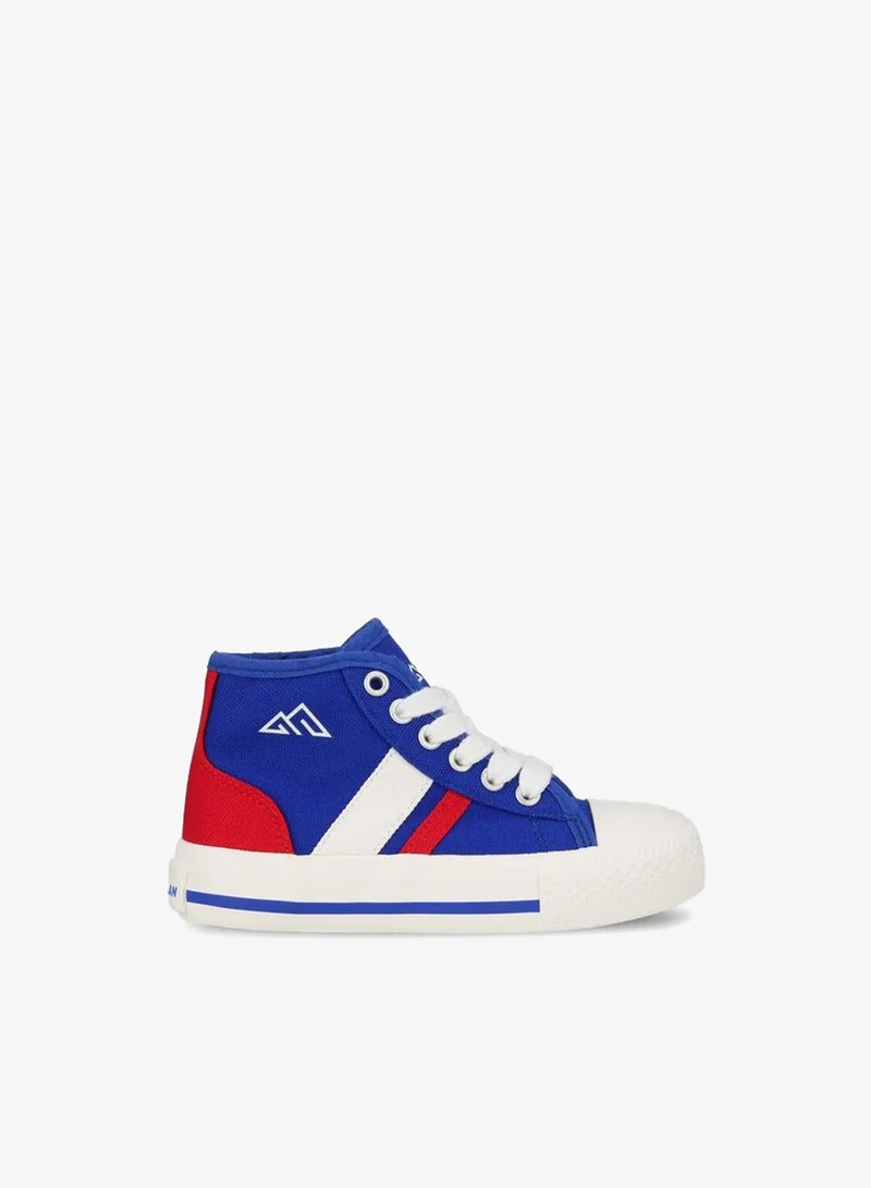 شو اكسبرس Boys Colourblock Lace-Up Ankle Sneakers
