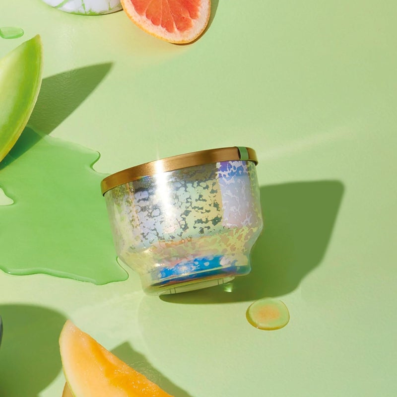Capri Blue Honeydew Crush Scented Candles for Home - Mercury Iridescent Inverted Jar Candles - Long Lasting Candles - Holiday Candles - Luxury Candles Gifts for Women & Men - Soy Candles (10 oz) - Image 2
