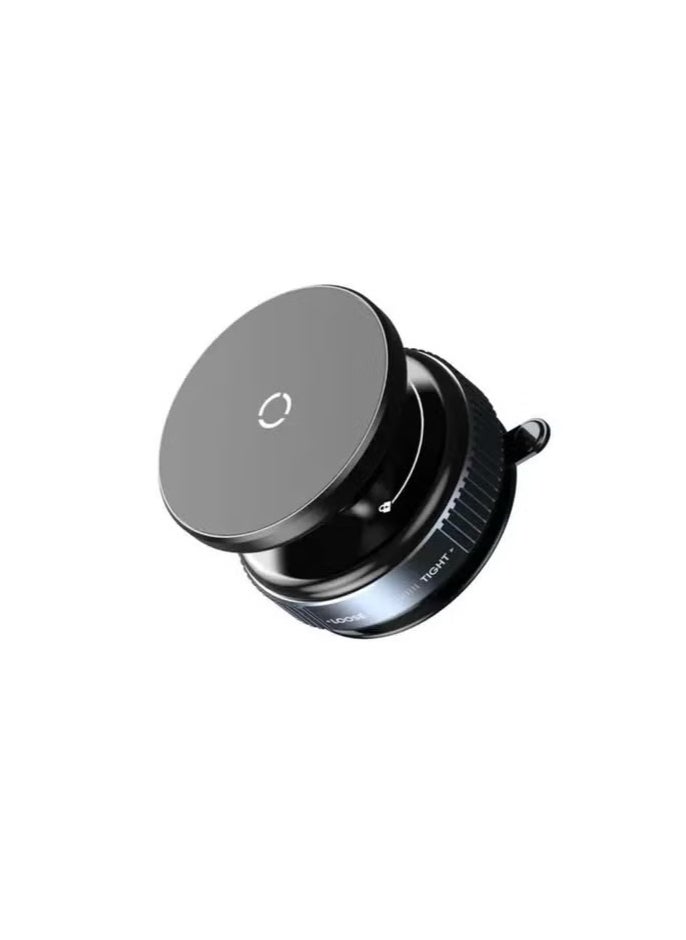 ماركة غير محددة Mobile Phone car Holder | Vacuum Suction Magnetic Bracket K009 – Black | Compact 60x60x47mm Size | Multi-Protection Mount | Durable ABS+PC+TPU Build | Reliable Short Circuit & Power Protection  - Image 5