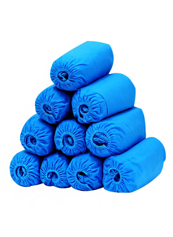 JAJALIN Disposable Shoe Covers, Non-Woven Fabric Shoe Covers [100 Pieces], Foot Covers, Thickened, Enlarged, Dust-Proof, Wear-Resistant, One Size Fits All - Image 5