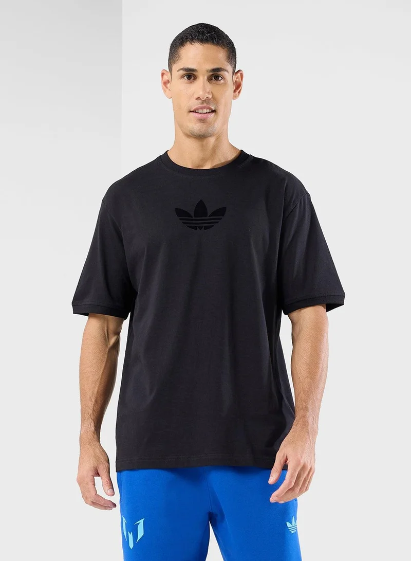 Adidas Oversize tee Black Originals Men T-SHIRTS