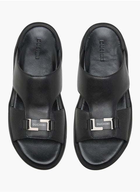 Men's Solid Slip-On Sandals