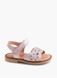 Pablosky Girls' Strap Sandals with Hook and Loop Closure  - Image 1