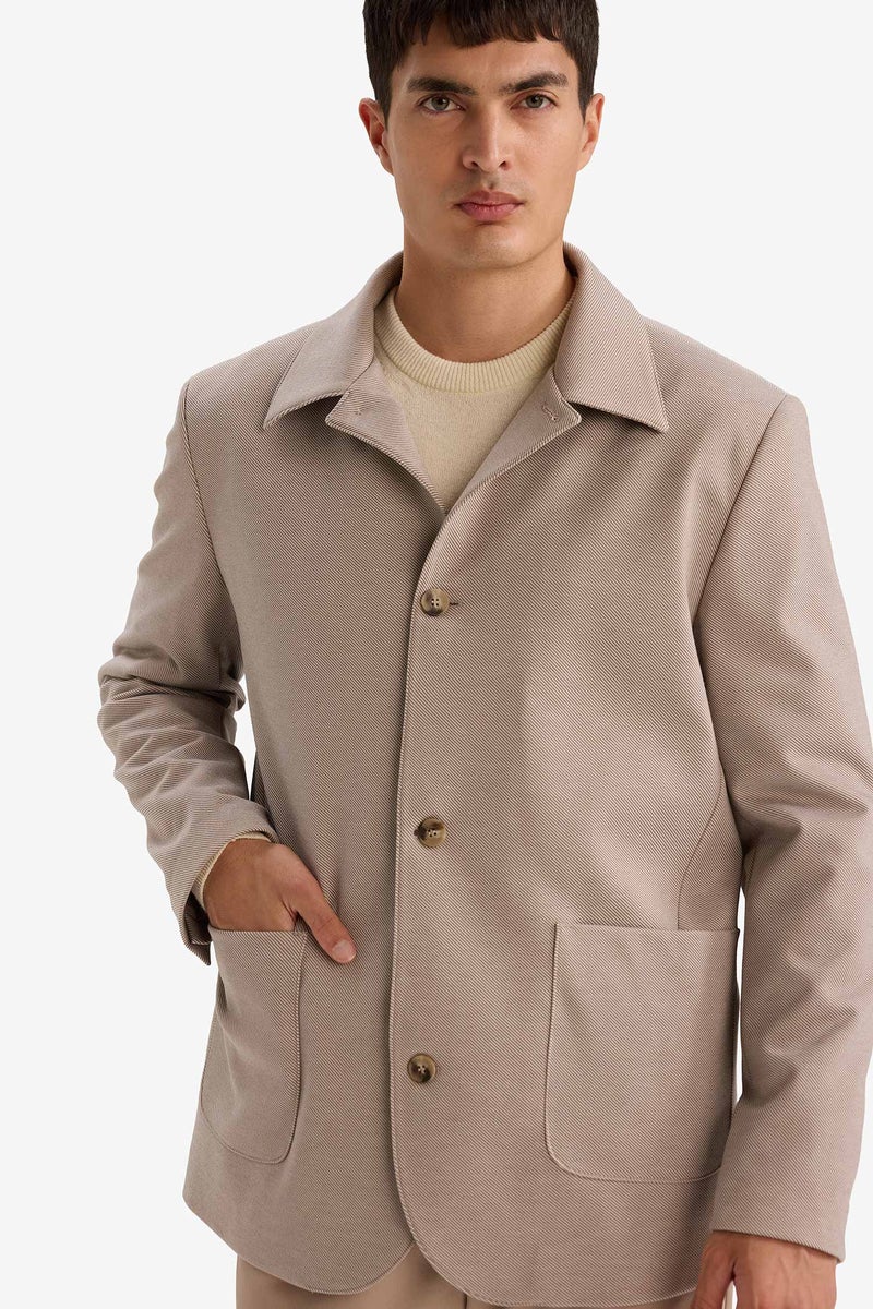 ديفاكتو بليزر رجالي بياقة بولو وقصّة عادية - Image 4