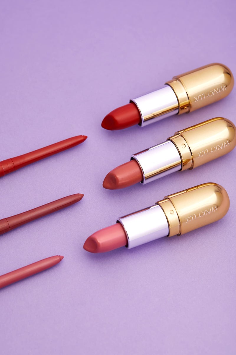 Winky Lux Dirty Love Demi Matte Lip Liner Pencil - Vibrant Red Lipliner, Waterproof Long Lasting Formula, Creamy Retractable Tip For Precision & Nourishment, Matte Finish - Image 5